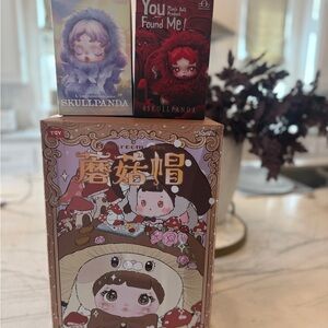 Skullpanda Toy Set with Cute Illustrations